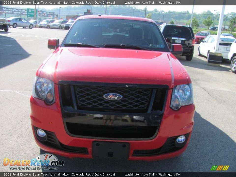 2008 Ford Explorer Sport Trac Adrenalin 4x4 Colorado Red / Dark Charcoal Photo #9