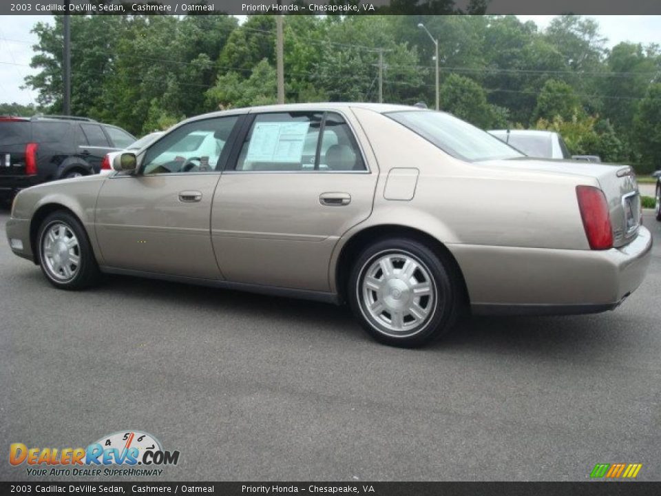2003 Cadillac DeVille Sedan Cashmere / Oatmeal Photo #3