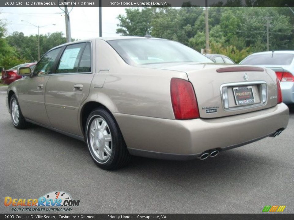 2003 Cadillac DeVille Sedan Cashmere / Oatmeal Photo #4