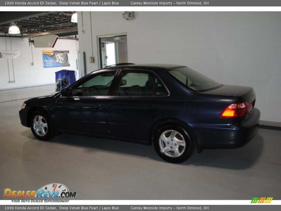 1999 Honda Accord EX Sedan Deep Velvet Blue Pearl / Lapis Blue Photo #3