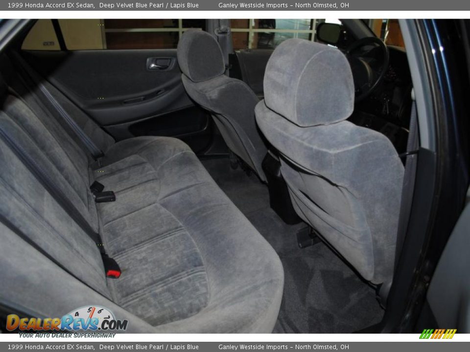 1999 Honda Accord EX Sedan Deep Velvet Blue Pearl / Lapis Blue Photo #10