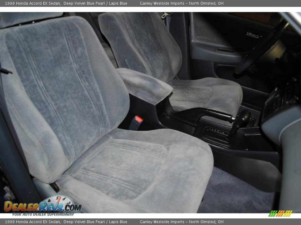 1999 Honda Accord EX Sedan Deep Velvet Blue Pearl / Lapis Blue Photo #11