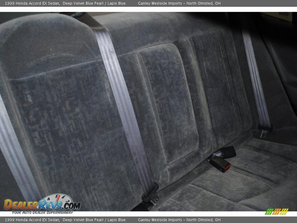 1999 Honda Accord EX Sedan Deep Velvet Blue Pearl / Lapis Blue Photo #14