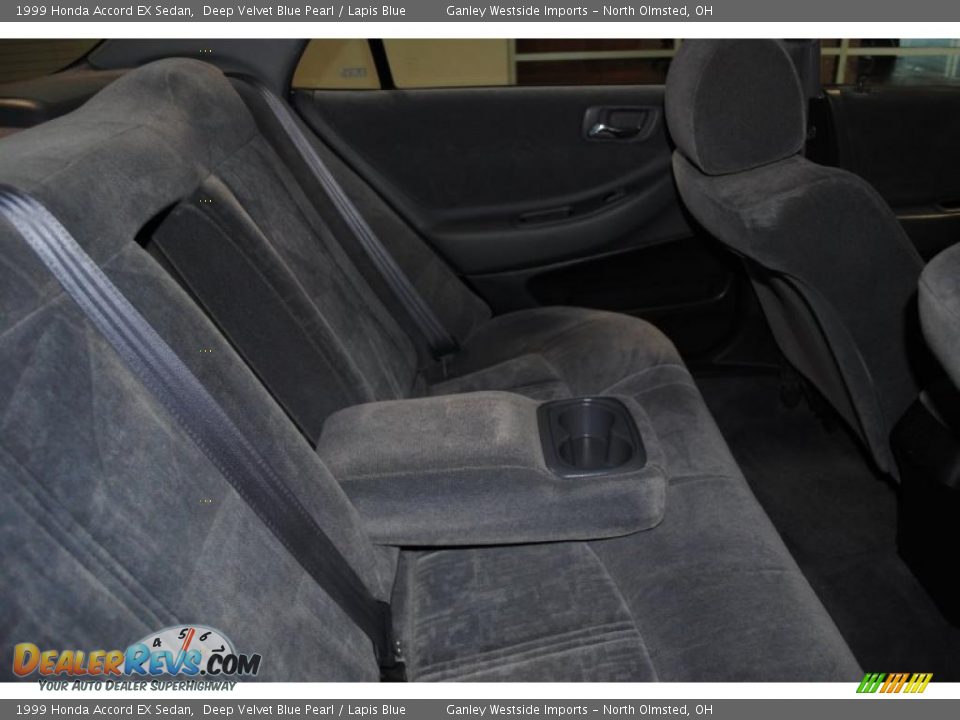 1999 Honda Accord EX Sedan Deep Velvet Blue Pearl / Lapis Blue Photo #15
