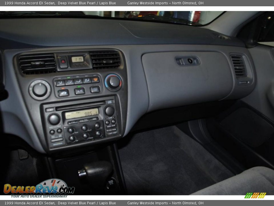 1999 Honda Accord EX Sedan Deep Velvet Blue Pearl / Lapis Blue Photo #17