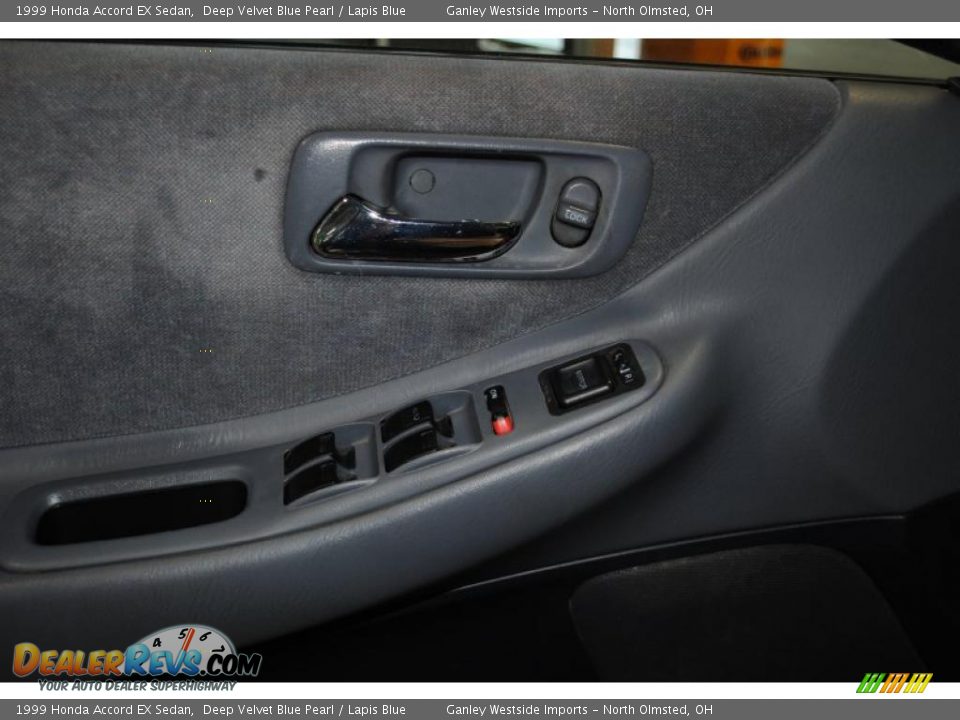 1999 Honda Accord EX Sedan Deep Velvet Blue Pearl / Lapis Blue Photo #19