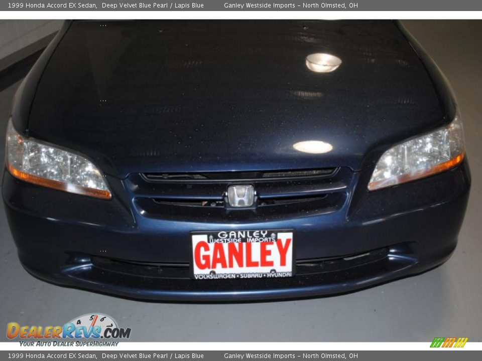 1999 Honda Accord EX Sedan Deep Velvet Blue Pearl / Lapis Blue Photo #25