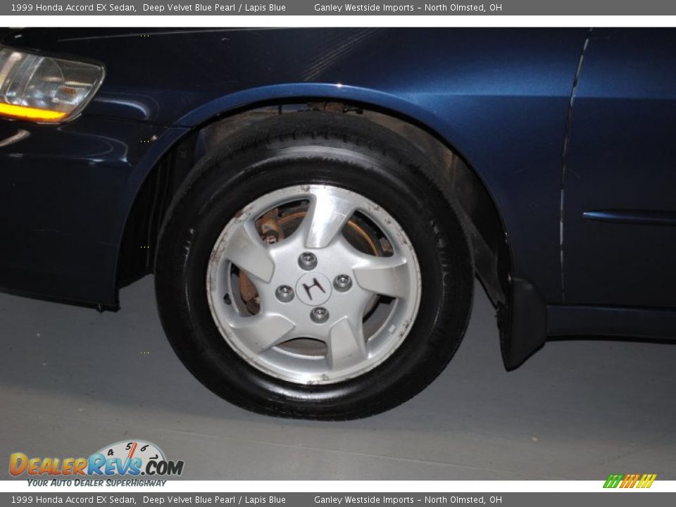 1999 Honda Accord EX Sedan Deep Velvet Blue Pearl / Lapis Blue Photo #27