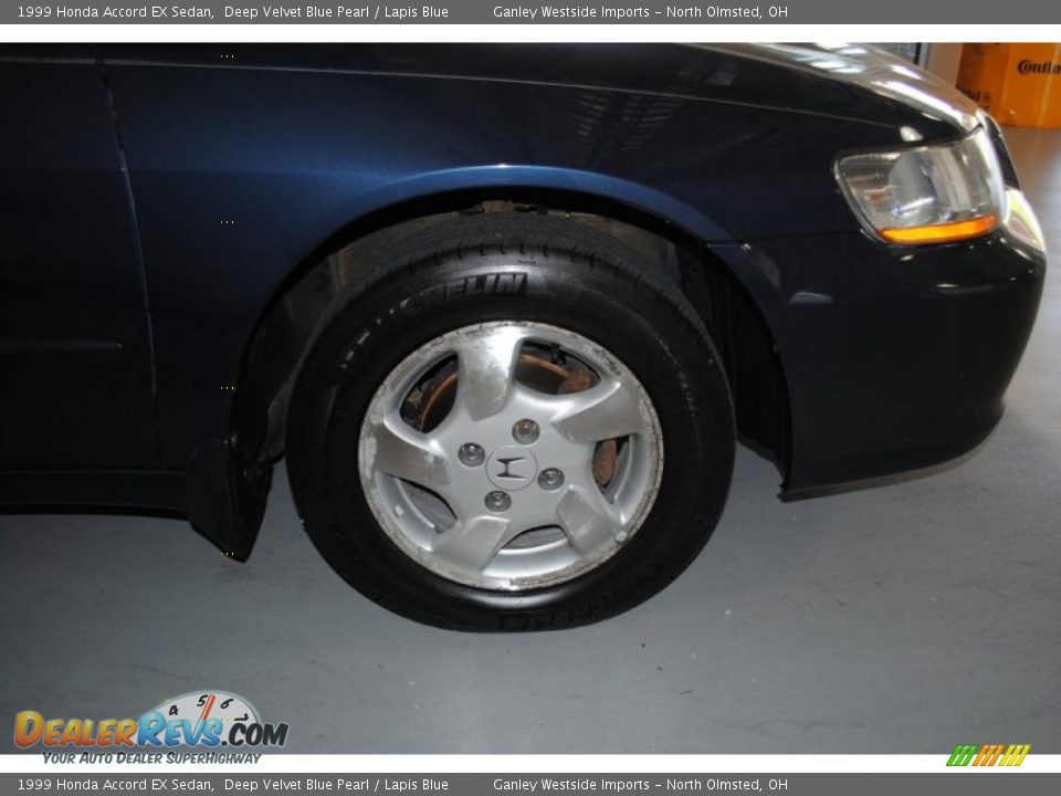 1999 Honda Accord EX Sedan Deep Velvet Blue Pearl / Lapis Blue Photo #30