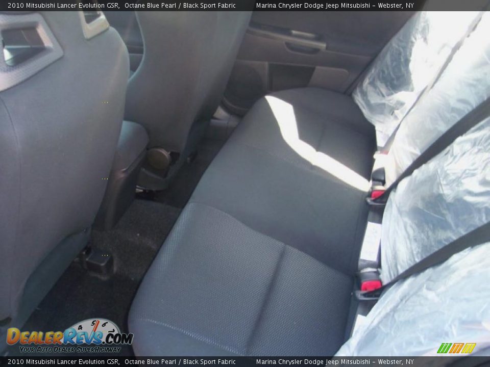 2010 Mitsubishi Lancer Evolution GSR Octane Blue Pearl / Black Sport Fabric Photo #3