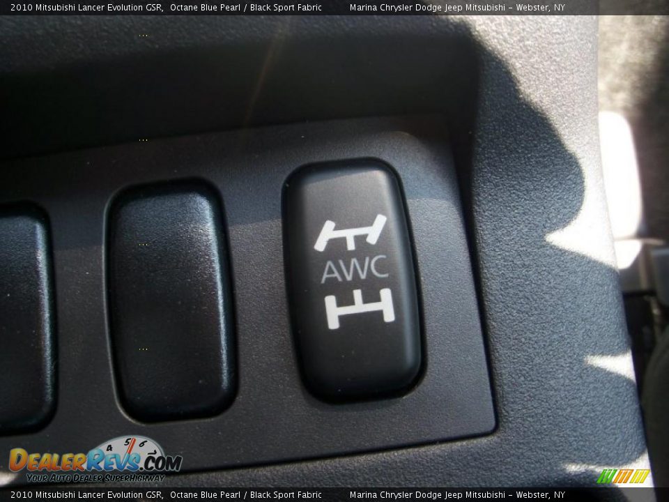 2010 Mitsubishi Lancer Evolution GSR Octane Blue Pearl / Black Sport Fabric Photo #5