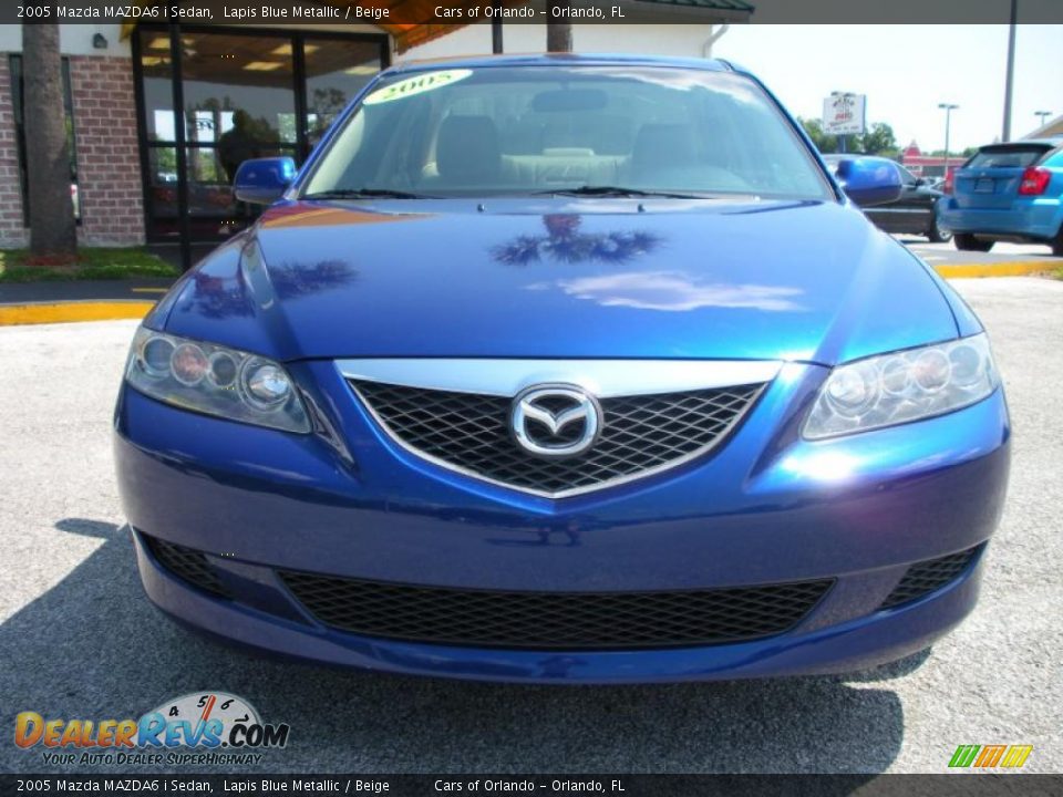 2005 Mazda MAZDA6 i Sedan Lapis Blue Metallic / Beige Photo #2