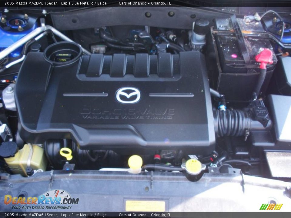 2005 Mazda MAZDA6 i Sedan Lapis Blue Metallic / Beige Photo #23