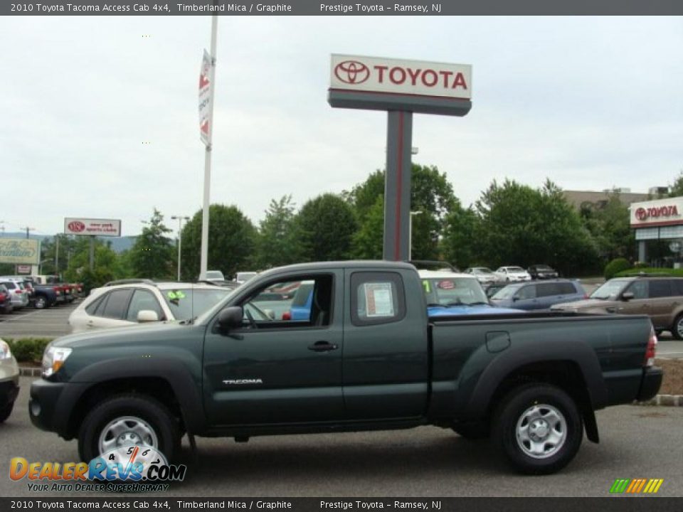 2010 Toyota Tacoma Access Cab 4x4 Timberland Mica / Graphite Photo #3