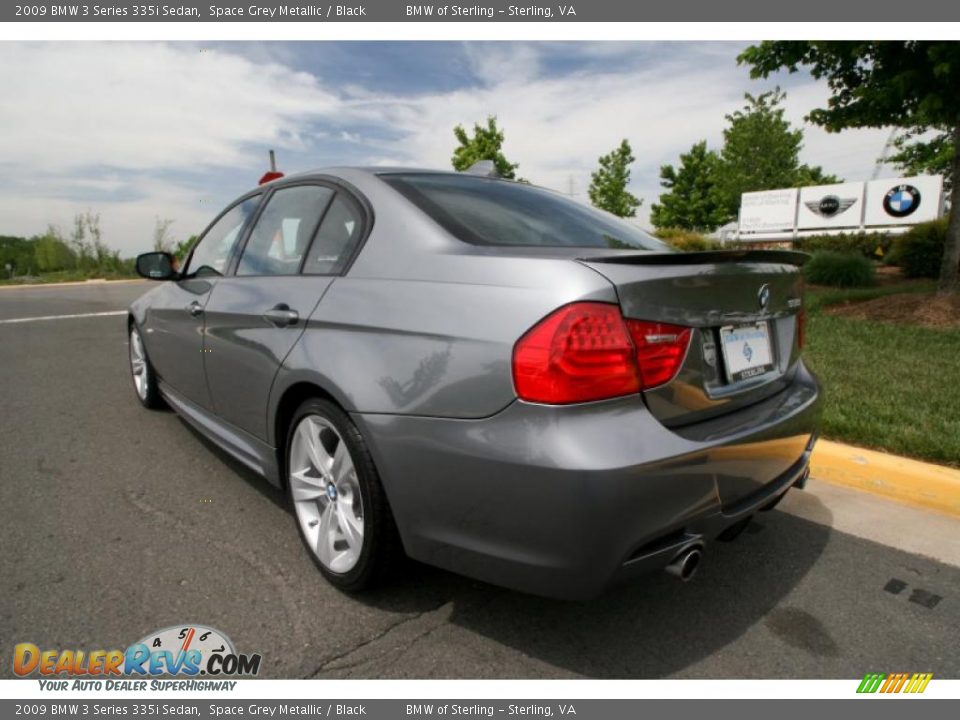 2009 BMW 3 Series 335i Sedan Space Grey Metallic / Black Photo #4