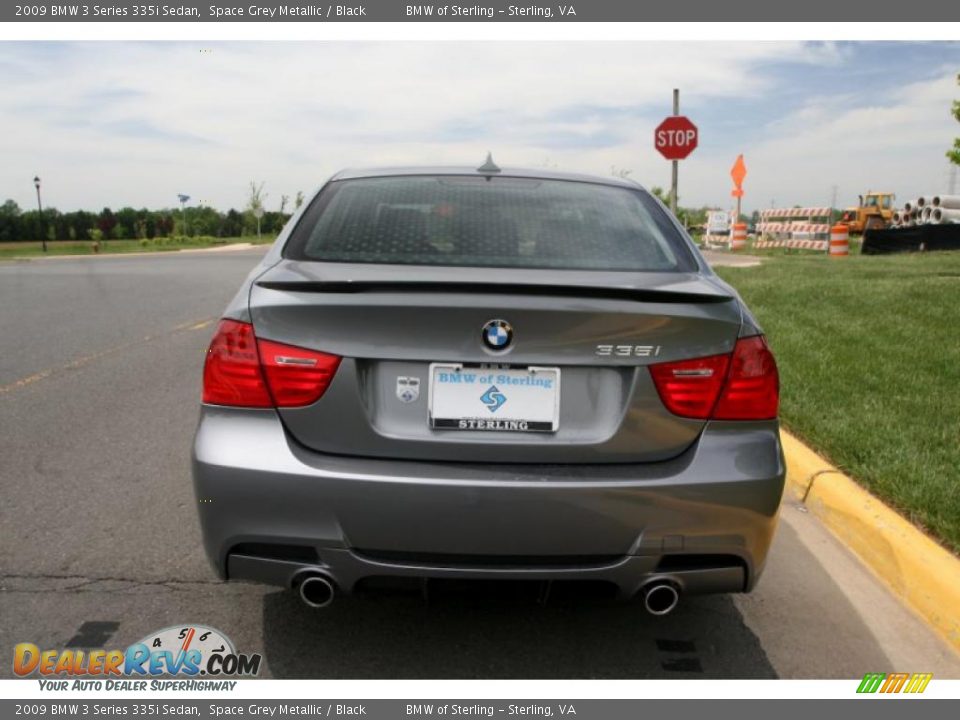 2009 BMW 3 Series 335i Sedan Space Grey Metallic / Black Photo #5