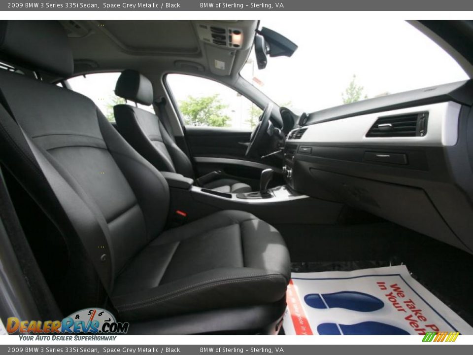 2009 BMW 3 Series 335i Sedan Space Grey Metallic / Black Photo #9