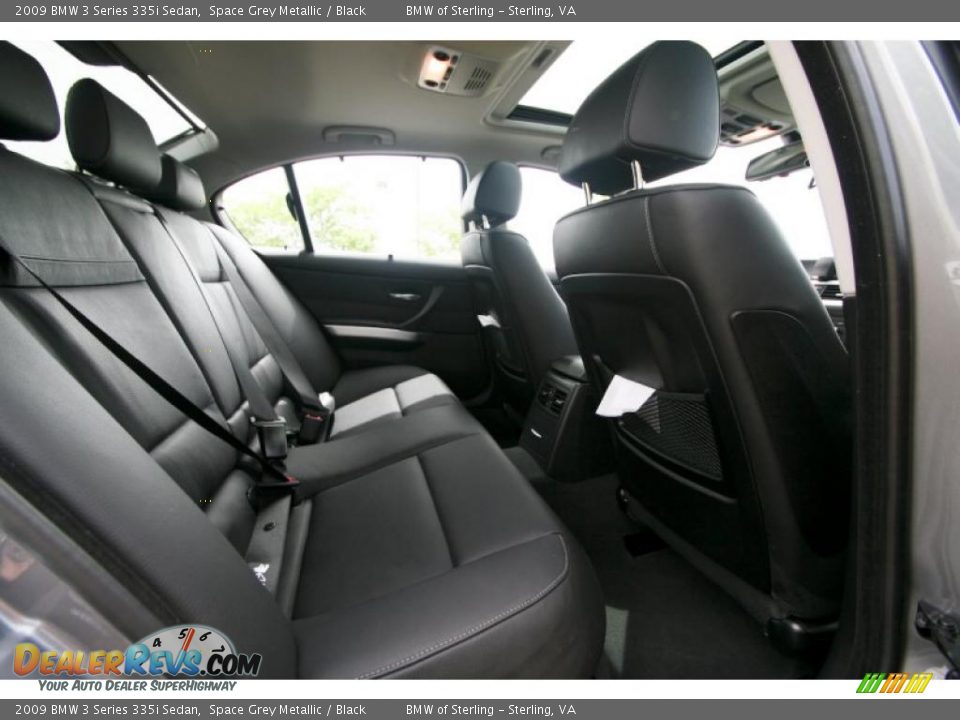 2009 BMW 3 Series 335i Sedan Space Grey Metallic / Black Photo #10
