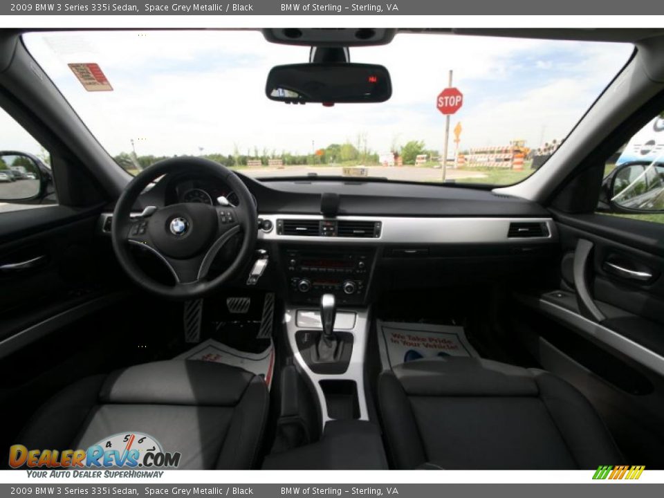 2009 BMW 3 Series 335i Sedan Space Grey Metallic / Black Photo #11