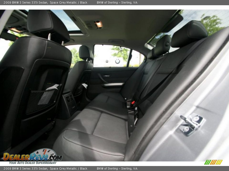 2009 BMW 3 Series 335i Sedan Space Grey Metallic / Black Photo #12