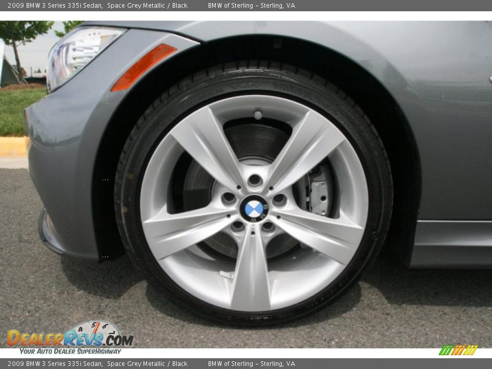 2009 BMW 3 Series 335i Sedan Space Grey Metallic / Black Photo #18