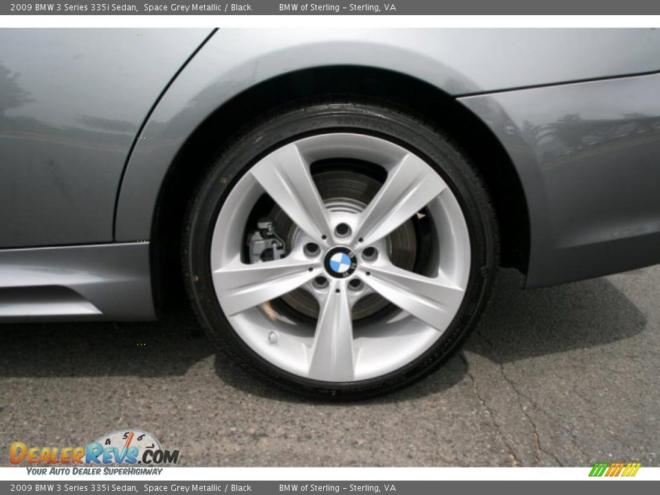 2009 BMW 3 Series 335i Sedan Space Grey Metallic / Black Photo #19