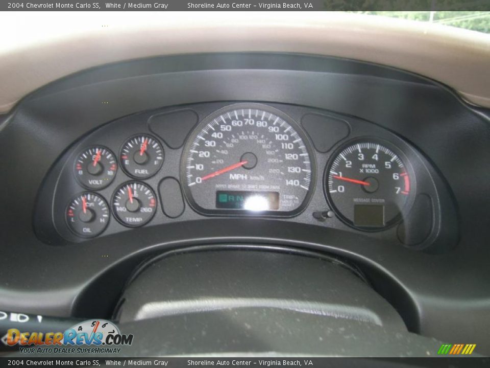 2004 Chevrolet Monte Carlo SS White / Medium Gray Photo #20