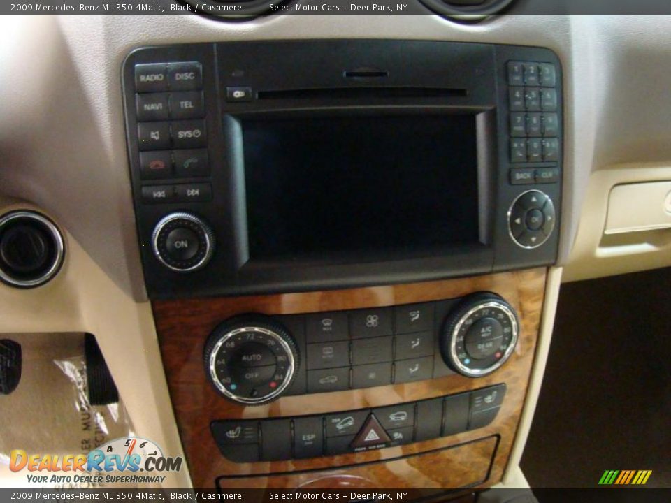 2009 Mercedes-Benz ML 350 4Matic Black / Cashmere Photo #9