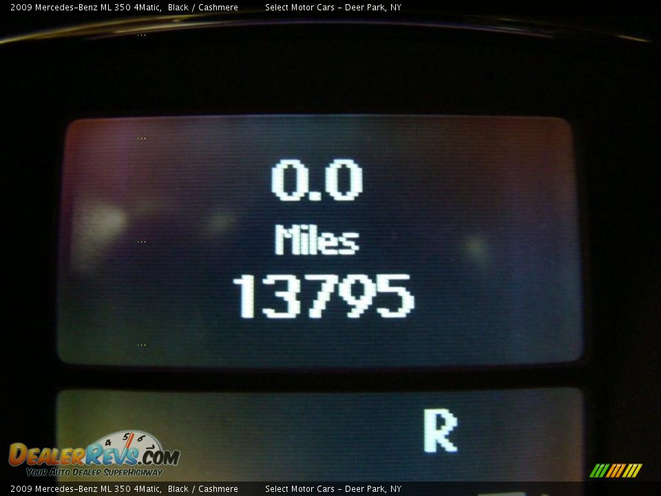 2009 Mercedes-Benz ML 350 4Matic Black / Cashmere Photo #14