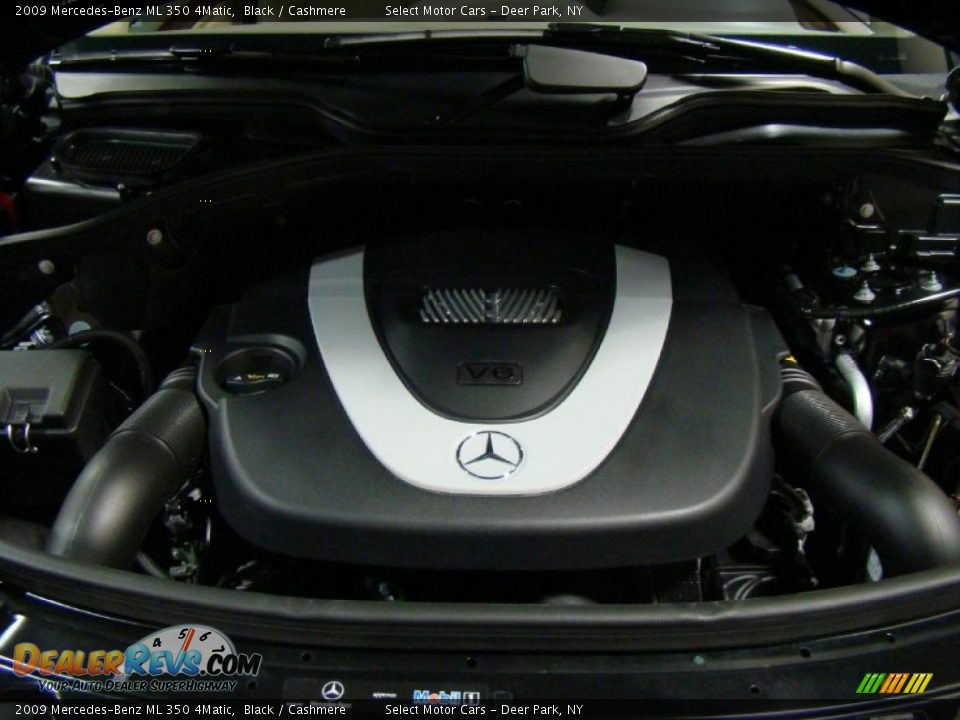 2009 Mercedes-Benz ML 350 4Matic Black / Cashmere Photo #15