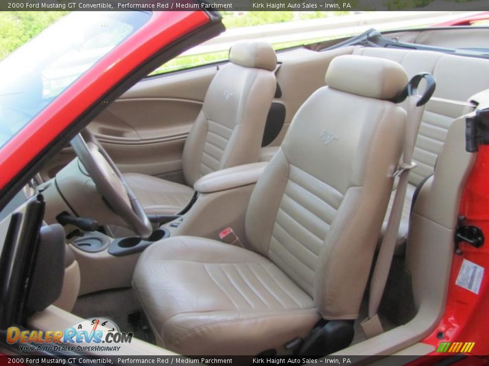 2000 Ford Mustang GT Convertible Performance Red / Medium Parchment Photo #8