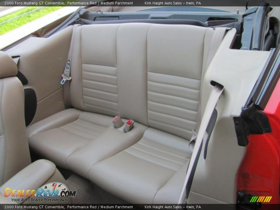 2000 Ford Mustang GT Convertible Performance Red / Medium Parchment Photo #23