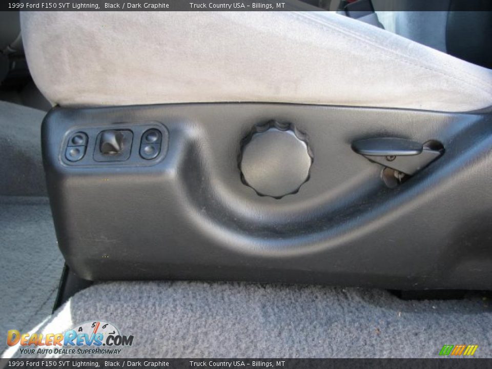 1999 Ford F150 SVT Lightning Black / Dark Graphite Photo #4