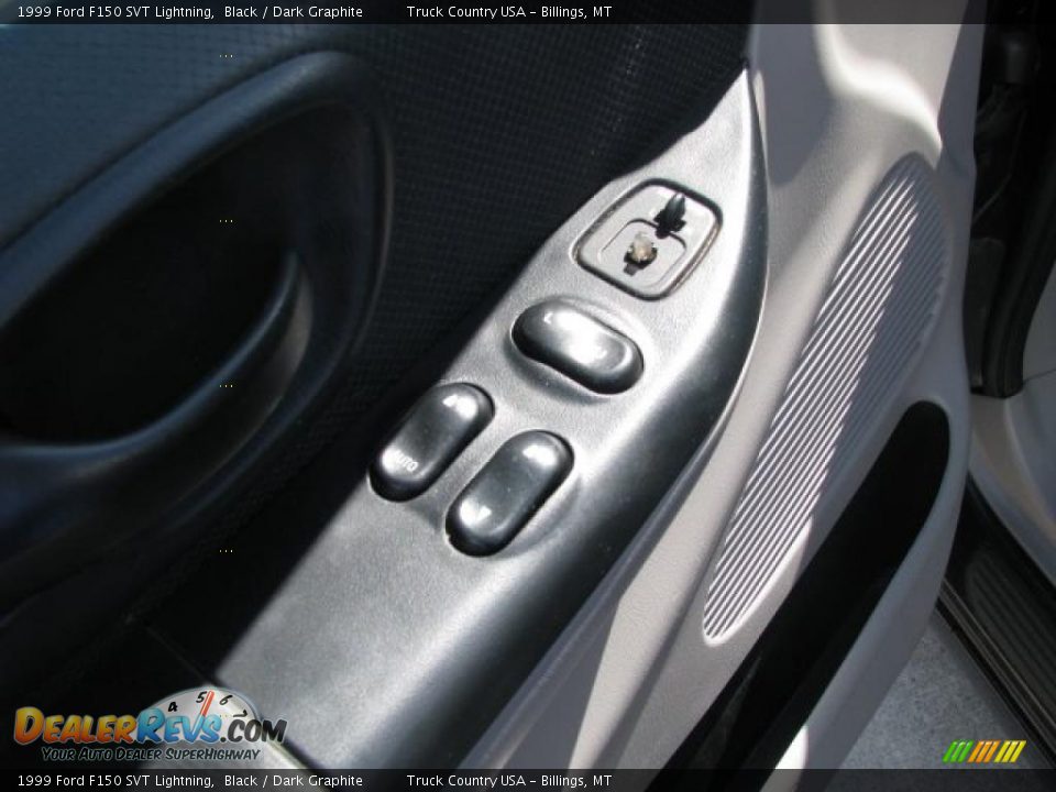 1999 Ford F150 SVT Lightning Black / Dark Graphite Photo #5
