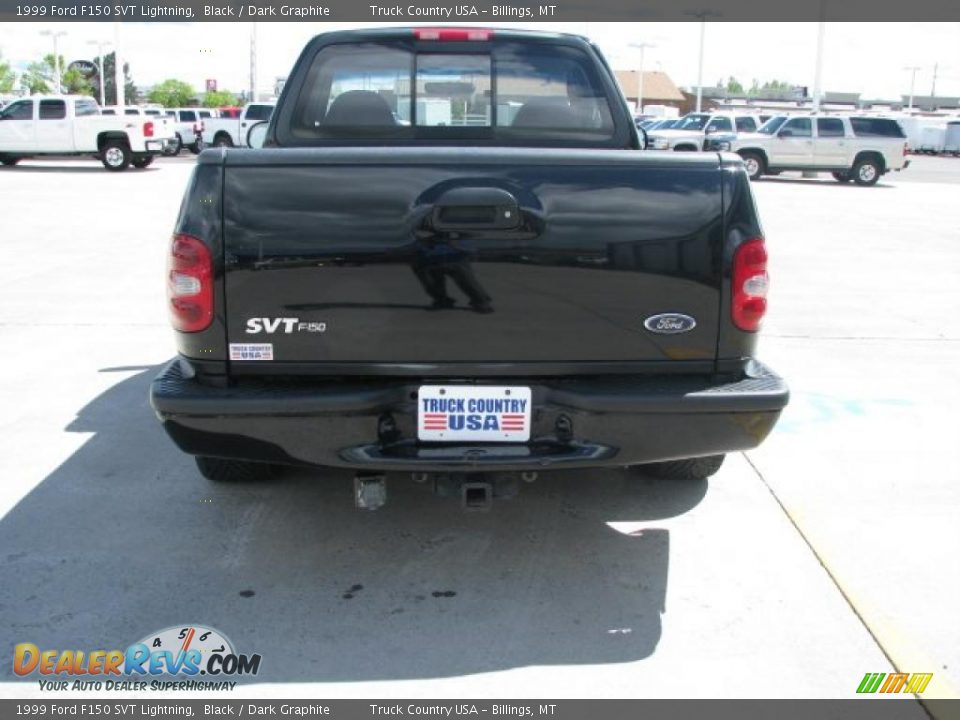 1999 Ford F150 SVT Lightning Black / Dark Graphite Photo #12