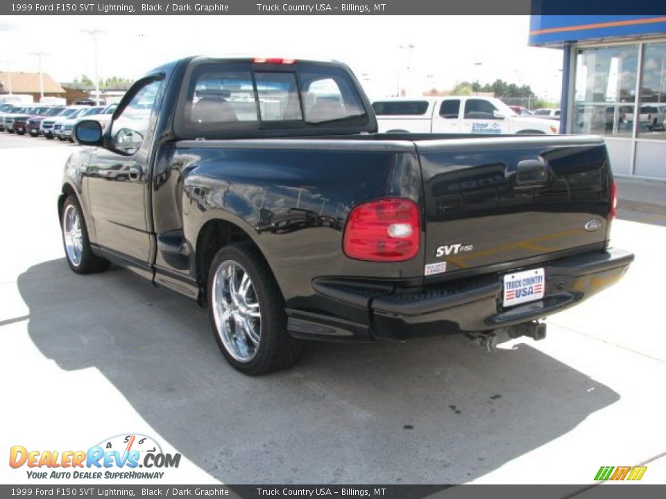 1999 Ford F150 SVT Lightning Black / Dark Graphite Photo #13