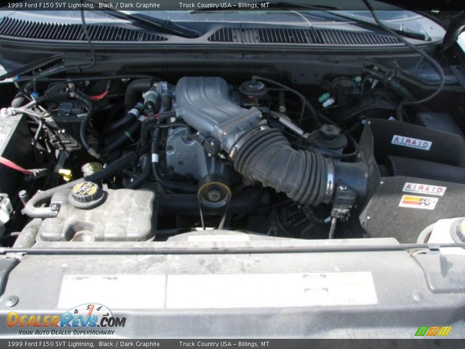 1999 Ford F150 SVT Lightning Black / Dark Graphite Photo #14