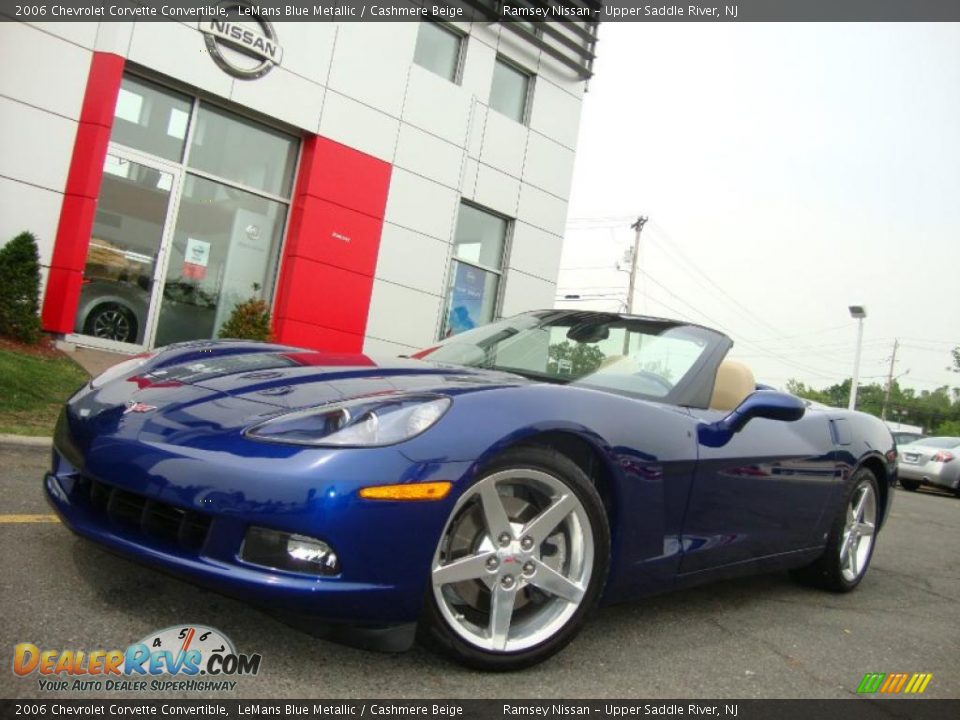 2006 Chevrolet Corvette Convertible LeMans Blue Metallic / Cashmere Beige Photo #1