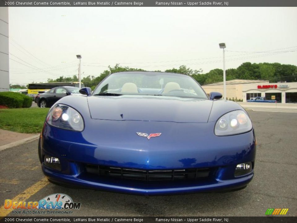 2006 Chevrolet Corvette Convertible LeMans Blue Metallic / Cashmere Beige Photo #2