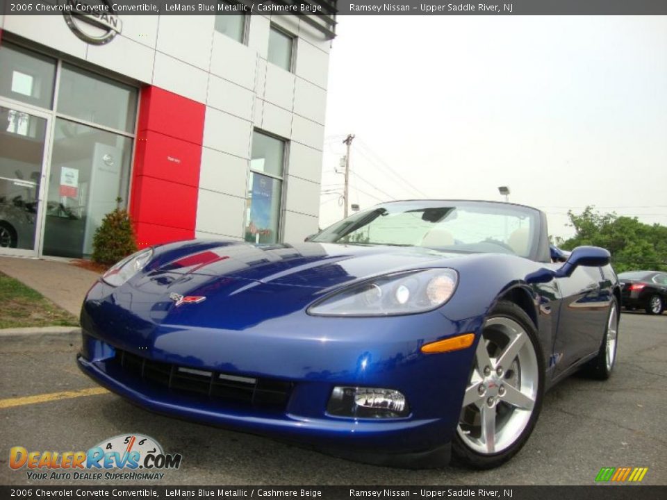2006 Chevrolet Corvette Convertible LeMans Blue Metallic / Cashmere Beige Photo #3