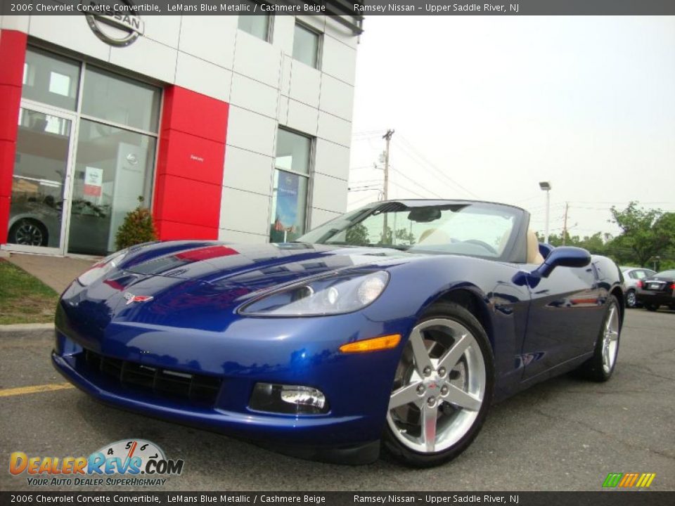 2006 Chevrolet Corvette Convertible LeMans Blue Metallic / Cashmere Beige Photo #4