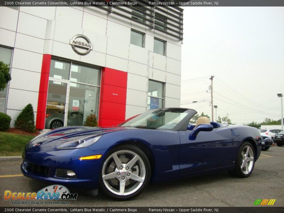 2006 Chevrolet Corvette Convertible LeMans Blue Metallic / Cashmere Beige Photo #5