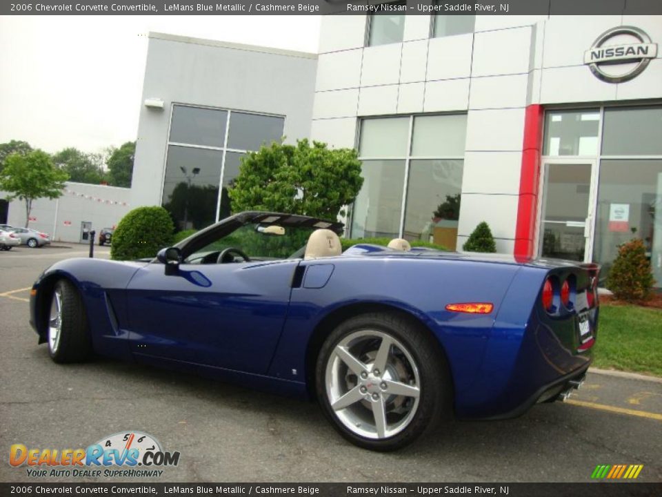 2006 Chevrolet Corvette Convertible LeMans Blue Metallic / Cashmere Beige Photo #7
