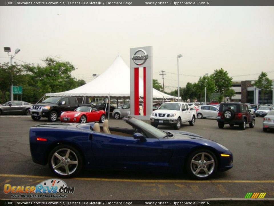 2006 Chevrolet Corvette Convertible LeMans Blue Metallic / Cashmere Beige Photo #12