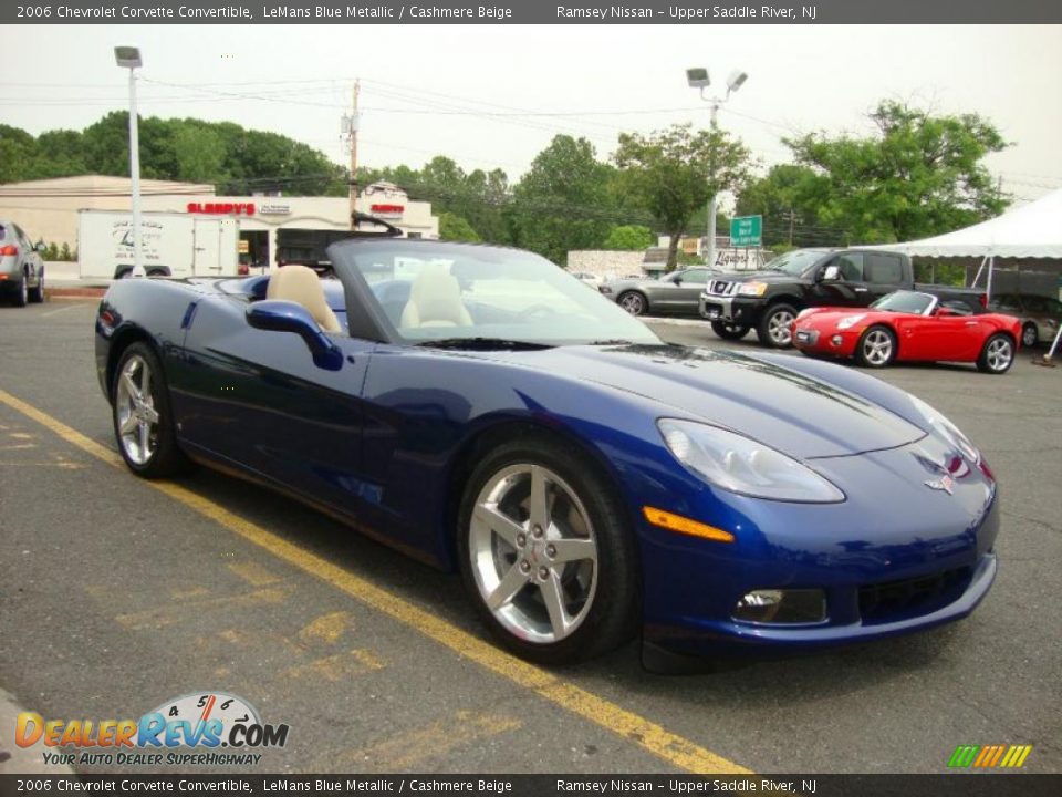 2006 Chevrolet Corvette Convertible LeMans Blue Metallic / Cashmere Beige Photo #13