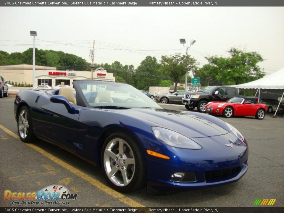 2006 Chevrolet Corvette Convertible LeMans Blue Metallic / Cashmere Beige Photo #14