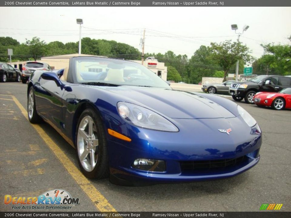 2006 Chevrolet Corvette Convertible LeMans Blue Metallic / Cashmere Beige Photo #15
