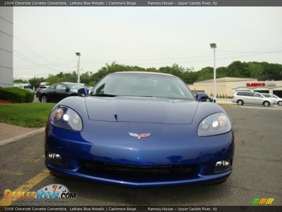 2006 Chevrolet Corvette Convertible LeMans Blue Metallic / Cashmere Beige Photo #16