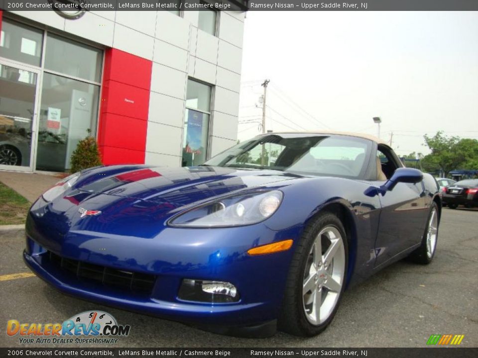 2006 Chevrolet Corvette Convertible LeMans Blue Metallic / Cashmere Beige Photo #17