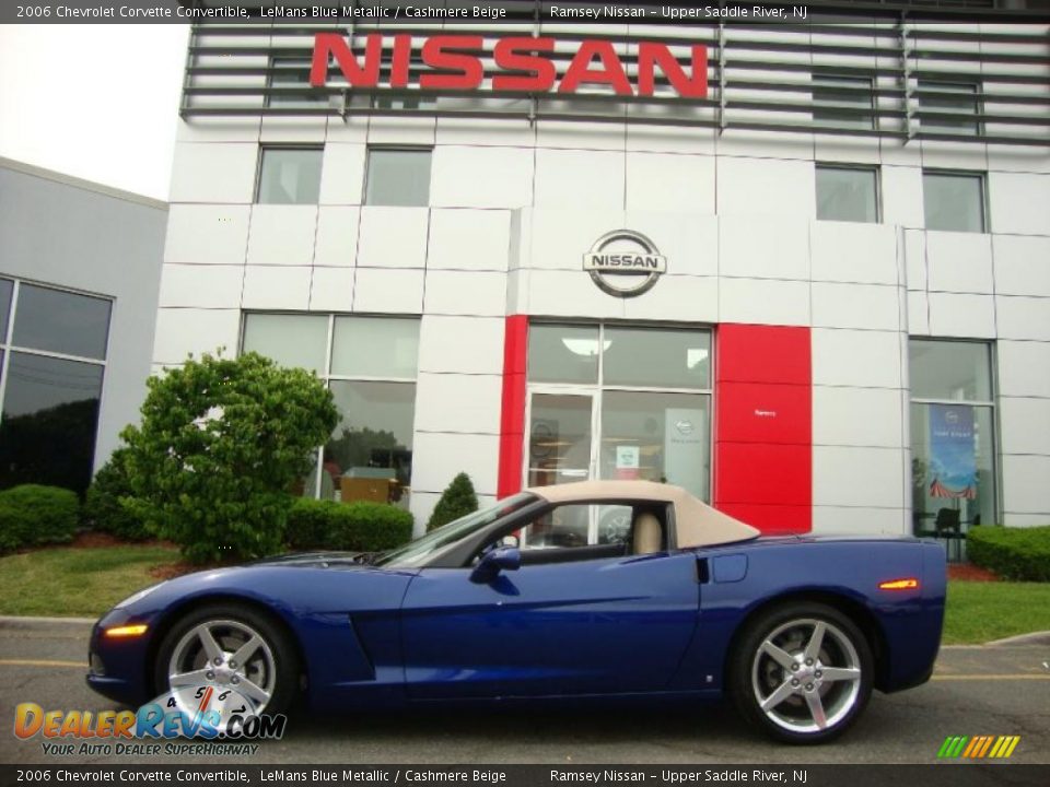 2006 Chevrolet Corvette Convertible LeMans Blue Metallic / Cashmere Beige Photo #19